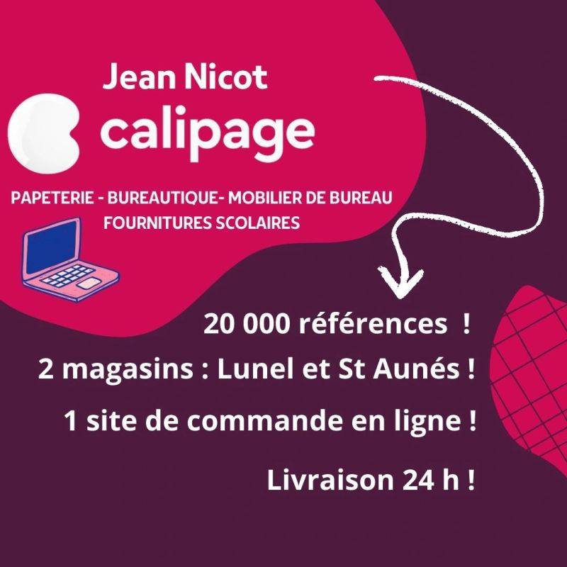 PAPETERIE LUNEL Calipage