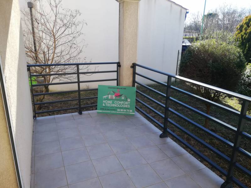 Installation d'un garde-corps sur mesure près de Nîmes sur la commune de Baillargues