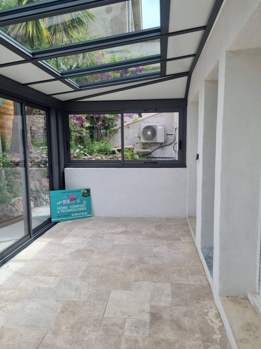Installation d'une véranda AKENA sur mesure à Sète dans l'Hérault