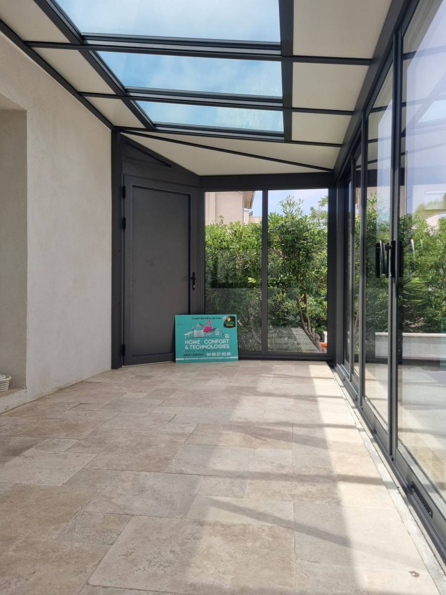 Installation d'une véranda AKENA sur mesure à Sète dans l'Hérault