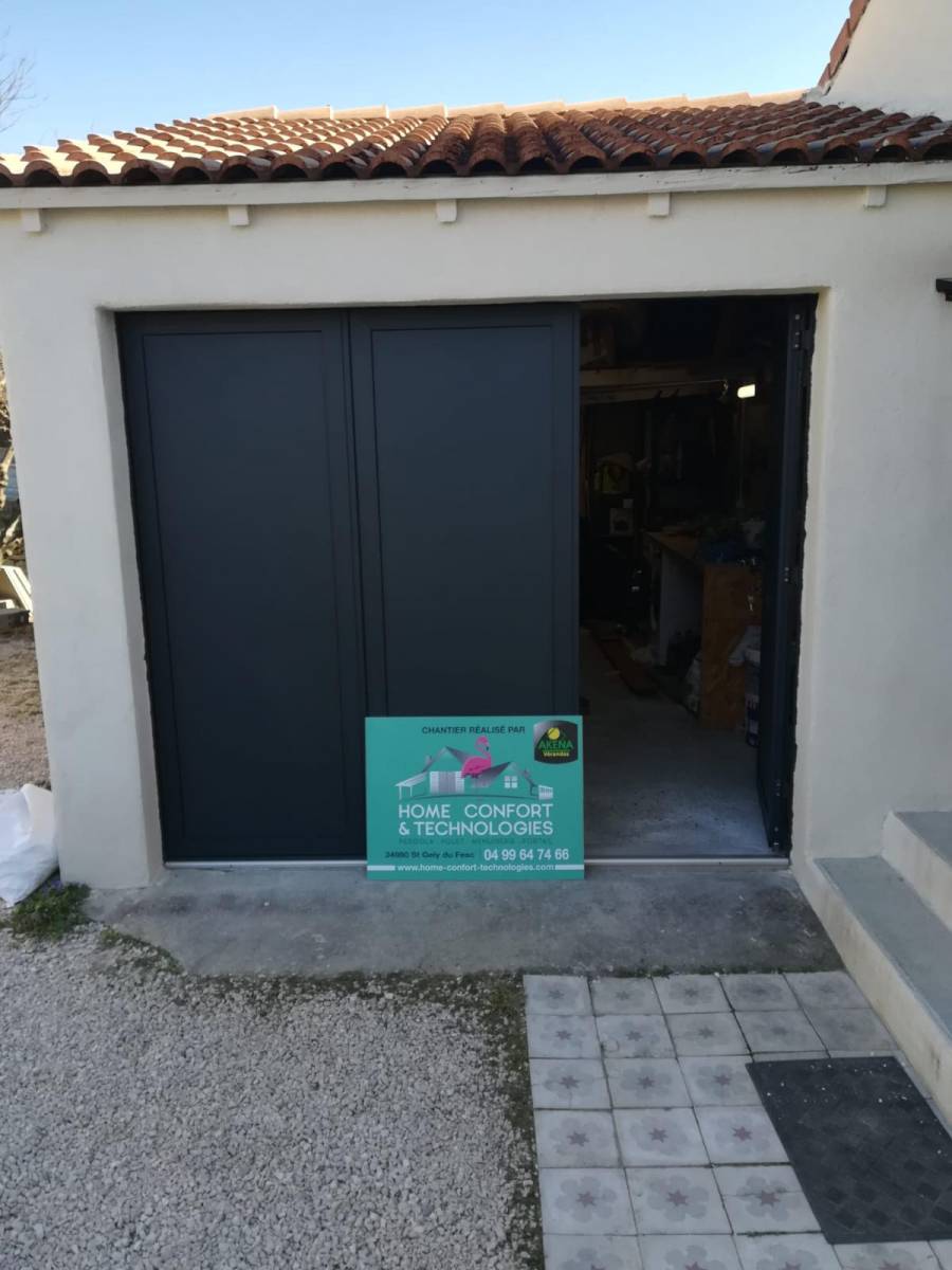 Pose d'une porte de garage à Beaulieu