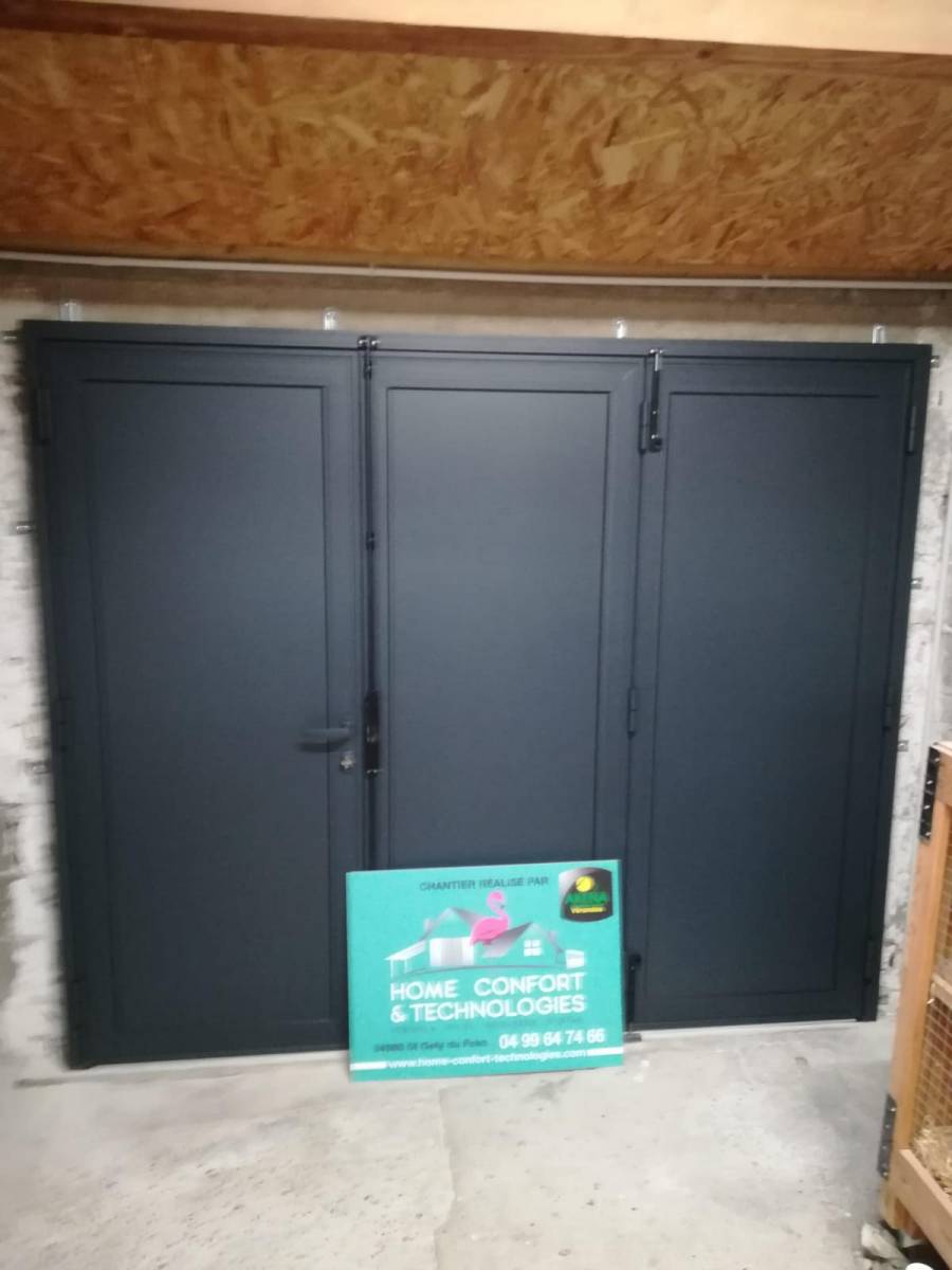 Installation d'une porte de garage dans l'Hérault