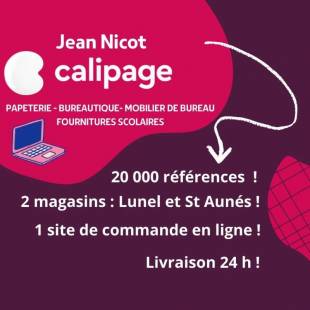 PAPETERIE LUNEL Calipage